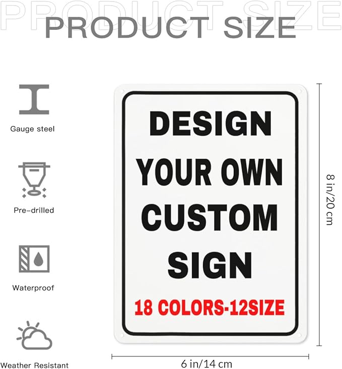 Custom Metal Personalized Signs - Image 5