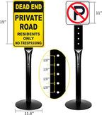 INNOVSIGN Heavy Duty Cast Iron Sign Post - Image 5