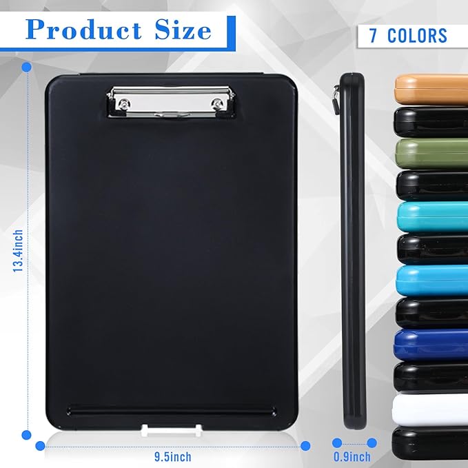 Ireer 12 Pcs Plastic Clipboard - Image 2
