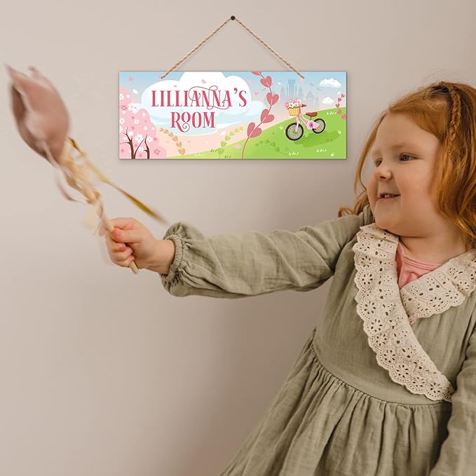 Custom Girl/Boy Name Sign Personalized Children Decor Bedroom Sign - Image 6