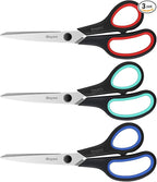 3-Pack 8" Heavy Duty Scissors by iBayamDirect