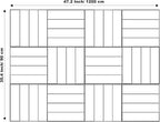 DECORITA Felt Bulletin Board Tiles | Modern Cork Board Alternative | Large Cork - Image 5