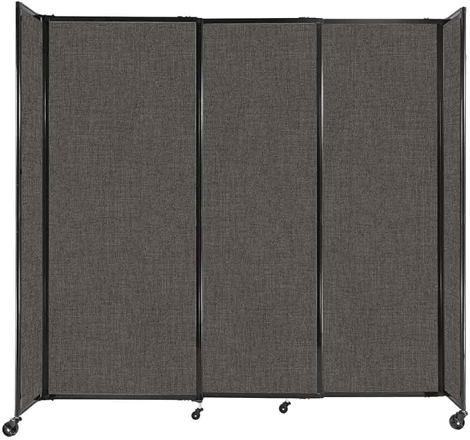 Versare Straightwall Sliding Portable Wall Partition | Freestanding Office by VERSARE