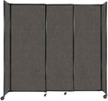 Versare Straightwall Sliding Portable Wall Partition | Freestanding Office by VERSARE