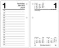 AT-A-GLANCE 2024 Daily Desk Calendar Refill, 3-1/2" x 6", Standard, Loose-Leaf (E7175024)
