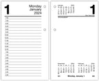 AT-A-GLANCE 2024 Daily Desk Calendar Refill, 3-1/2" x 6", Standard, Loose-Leaf (E7175024)