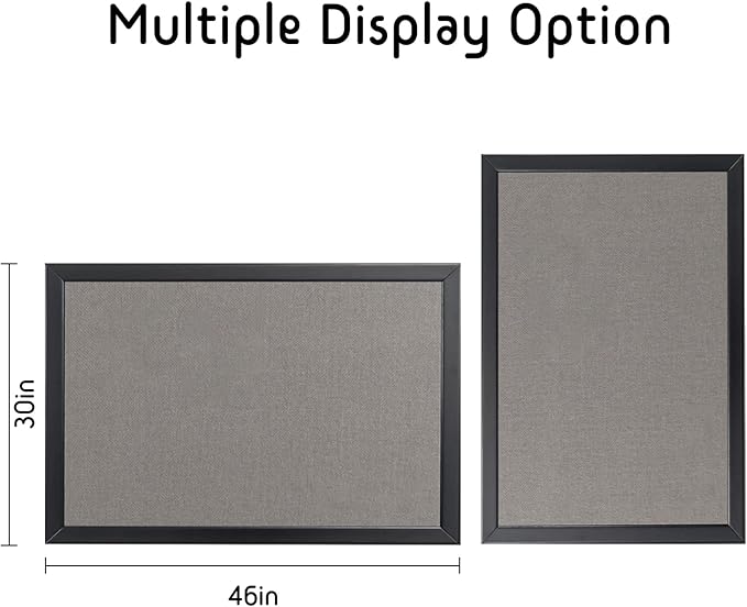 Bulletin Board 46x30 Inch, Large Cork Board - Image 8