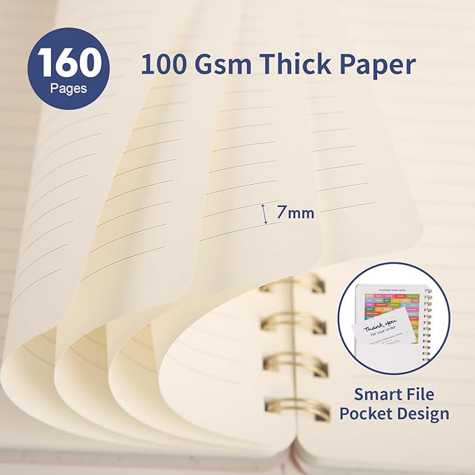 Spiral Notebook-5.75" x 8.125" College Ruled Journal - Image 4