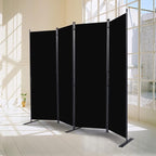 CHOSENM Room Divider, 4 Panel Folding Privacy Screens - Image 6