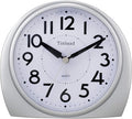 Tinload 5.5" Large Analog Alarm Clock Silent Non Ticking, Gentle Wake, Beep by Tinload