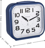 Tinload 5.5" Large Analog Alarm Clock Silent Non Ticking, Gentle Wake, Beep - Image 7