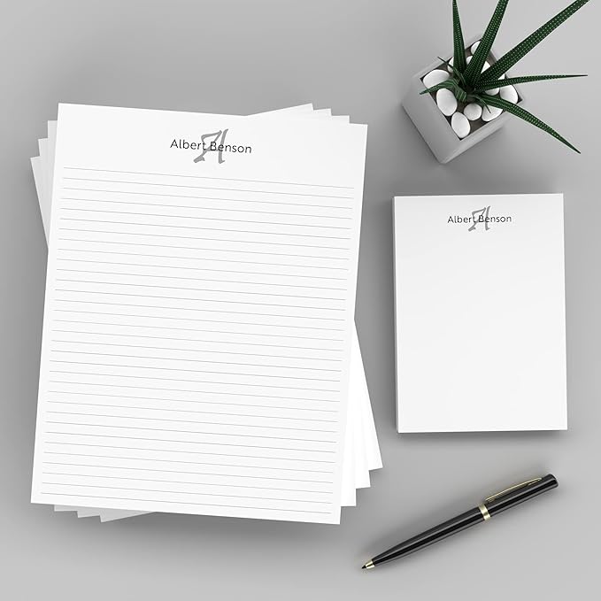 PrintPPS Personalized Monogram Notepads by PrintPPS