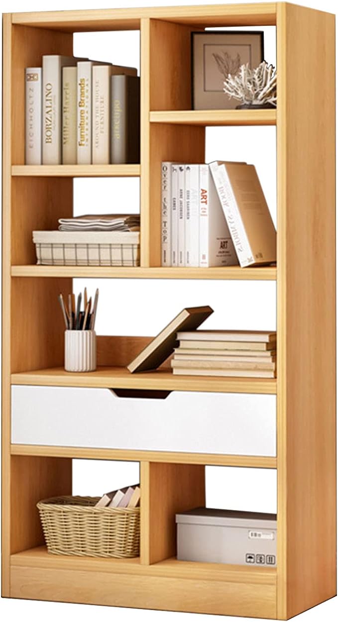 IOTXY Wooden Open Shelf Bookcase by IOTXY