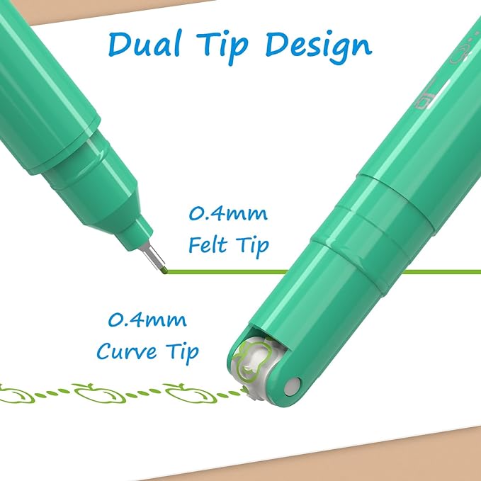 AECHY 18PCS Curve Highlighter Pen Set, Dual Tip Marker Pens - Image 2