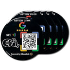 Epoxy Sticky Card with NFC Chip & QR Code by Effasaflink