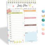 Tlenpo To Do List Notebook Pad, Daily Planner Notepad, 60 Sheets Double Sided by Tlenpo