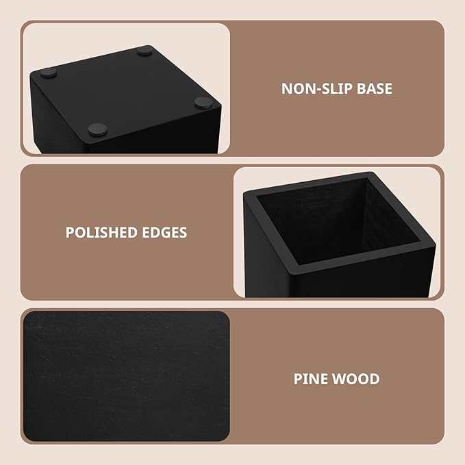 CMLKLZD Black Desk Organizer Set of 3 - Image 7