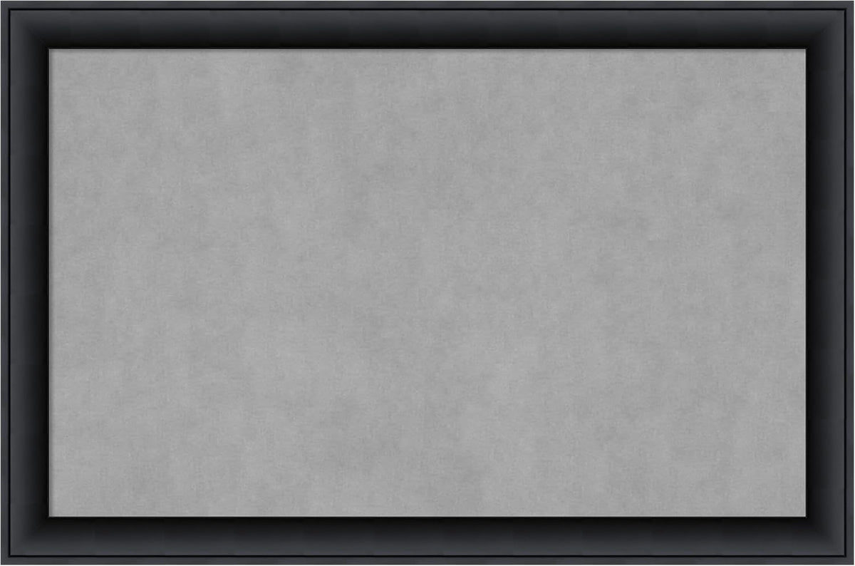 Amanti Art Black Framed Magnetic Board 23x35 Large Vision Board