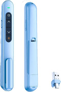 QUI Presentation Clicker for PowerPoint, RF 2.4GHz USB C Wireless Presenter by QUI