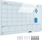 JYYPWB Magnetic Glass Whiteboard 36X24 Monthly Planner Calendar Dry Erase Board - Image 2