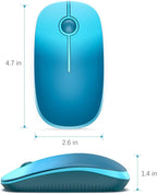 VssoPlor Wireless Mouse, 2.4G Slim Portable Computer Laptop Mouse - Image 7
