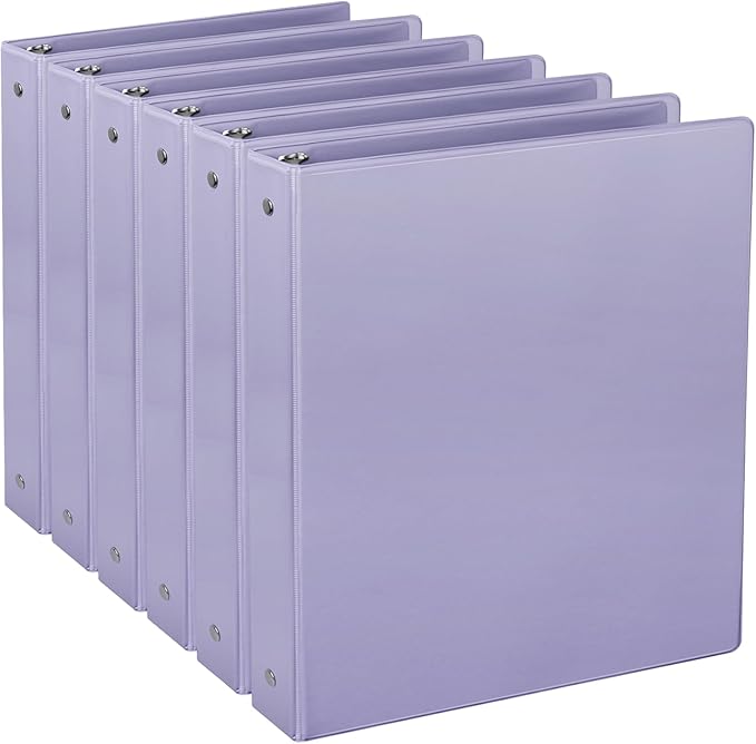 CIXILDTS 1-Inch Binders, Standard 3 Ring Binder Fit Letter Size Paper, by CIXILDTSOffice