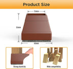 Square Chair Leg Protectors for Hardwood Floors - Image 5