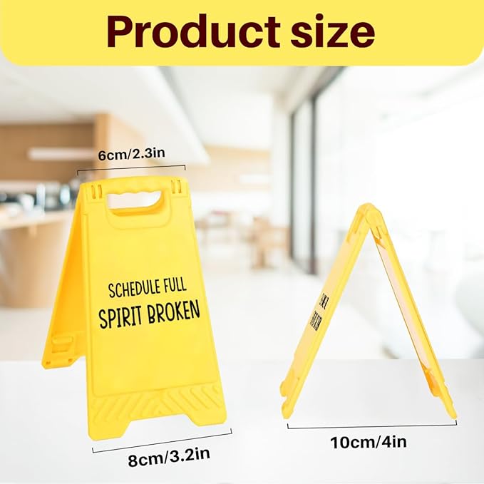 Funny Office Desk Accessories, Motivational Affirmations Office Cubicle Decor - Image 2
