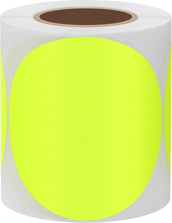 Hybsk Round Color Coding Circle Dots Labels Warehouse Inventory Organizer - Image 2