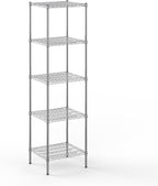 Regal Altair 21" Deep x 24" Wide x 86" Height Wire Shelving Kit | 5-Tier | NSF