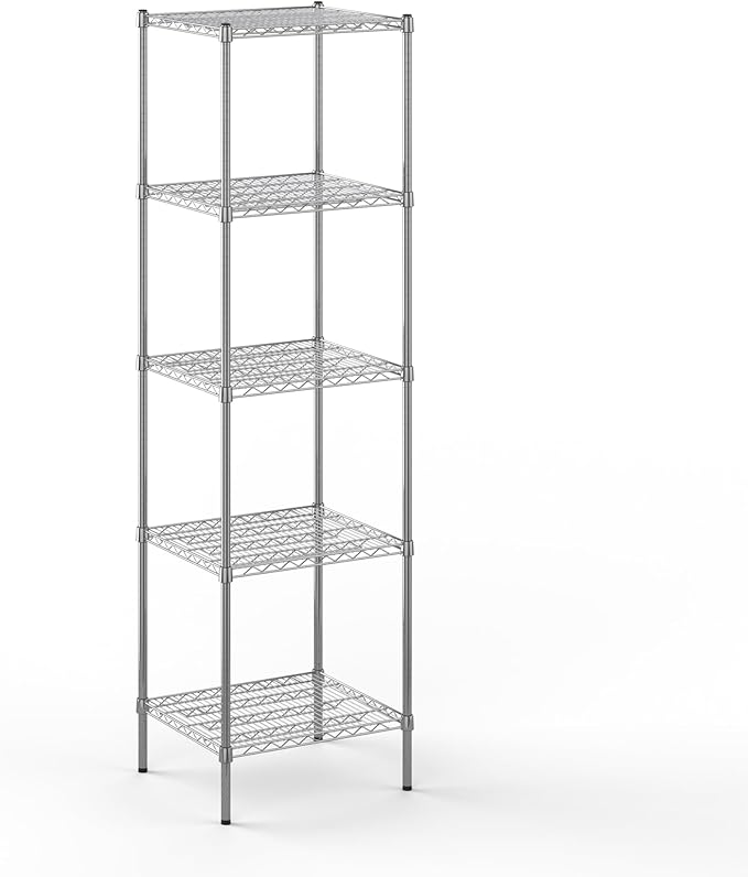 Regal Altair 21" Deep x 24" Wide x 86" Height Wire Shelving Kit | 5-Tier | NSF by Regal+Altair