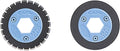 Carl 15051 Bidex perforating/Scoring Blade Set for Personal/Professional Rotary Trimmers, Blue