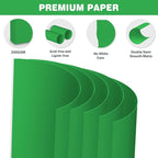 Cardstock 8.5 X 11, 40 Sheets, Christmas Green Card Stock, 65lb/ 180gsm - Image 3