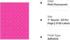 Pack of 50 Sheets, 8-1/2 x 11" Fluorescent Labels - Image 7
