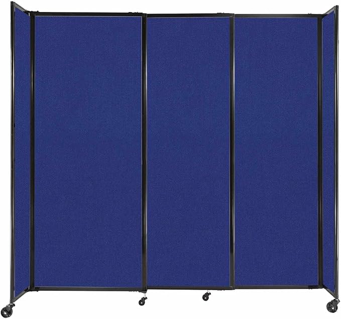 Versare Straightwall Sliding Portable Wall Partition | Freestanding Office by VERSARE