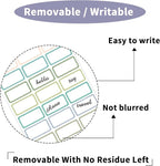 STARLIBOO Removable Labels, Removable Colored Labels Stickers, Self-Adhesive - Image 2