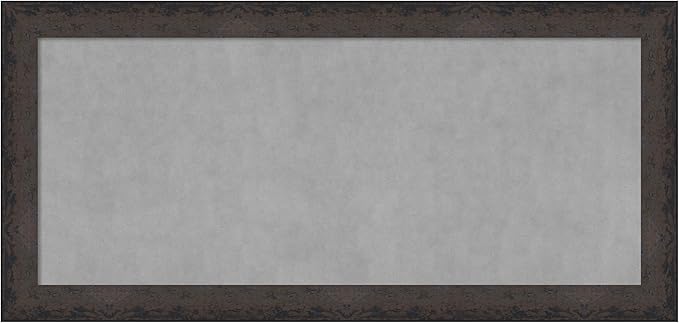 Amanti Art Black Framed Magnetic Board 25x53 Oversize Vision Board by AmantiArt