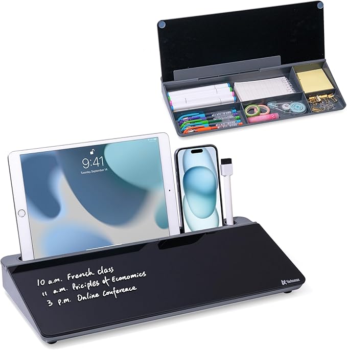 Varhomax Glass Desk Whiteboard by Varhomax