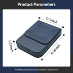 MIVLXLX Leather 6 Fountain Pen/Pencil Tray Case, Magnetic Closure - Image 2