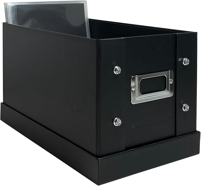 CheckOutStore Black Stamp & Die Craft Scrapbook Storage Pocket Box by CheckOutStore