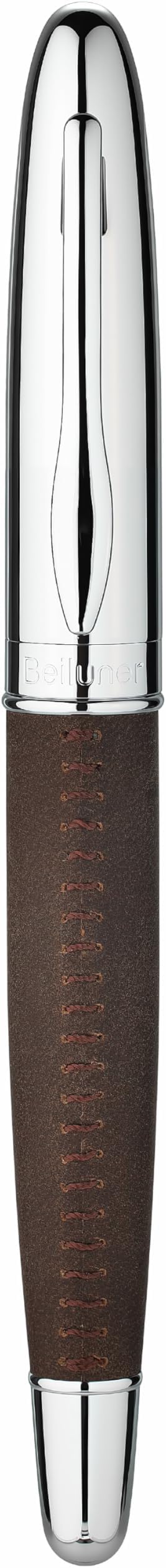 BEILUNER 318 Luxury Leather Pen, Full Grain Oil Tan Crazy Horse Cowhide Leather - Image 9