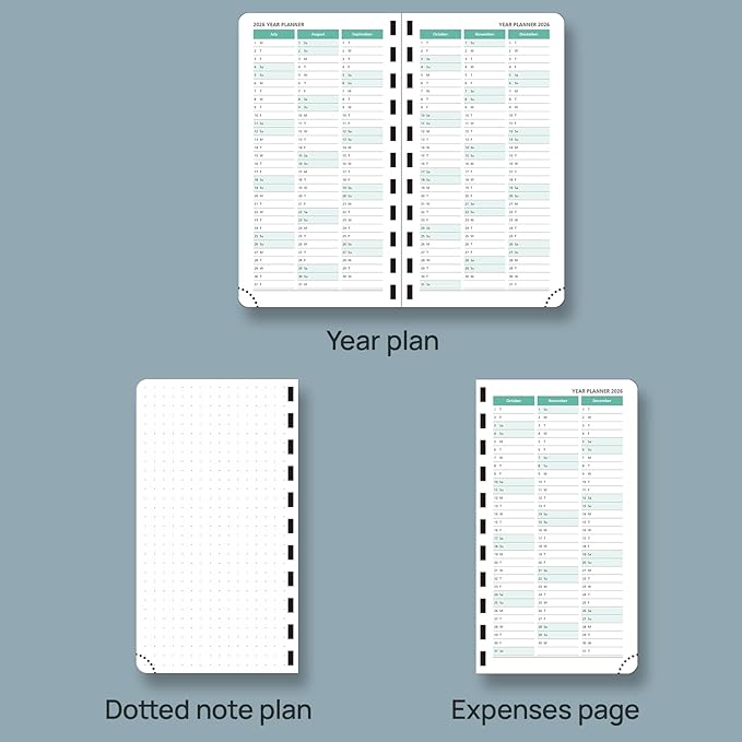 POPRUN 2026 Pocket Planner Weekly and Monthly Calendar - Image 5