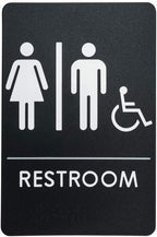 Men's/Women's Restroom Sign for Handicap Accessible Restroom ADA-Compliant by RockRidge