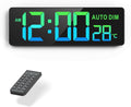 reacher 16.5" large digital wall timer clock with, main product view