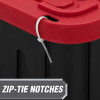 4-Pack Heavy Duty 27 Gallon Plastic Storage Bins - Image 7