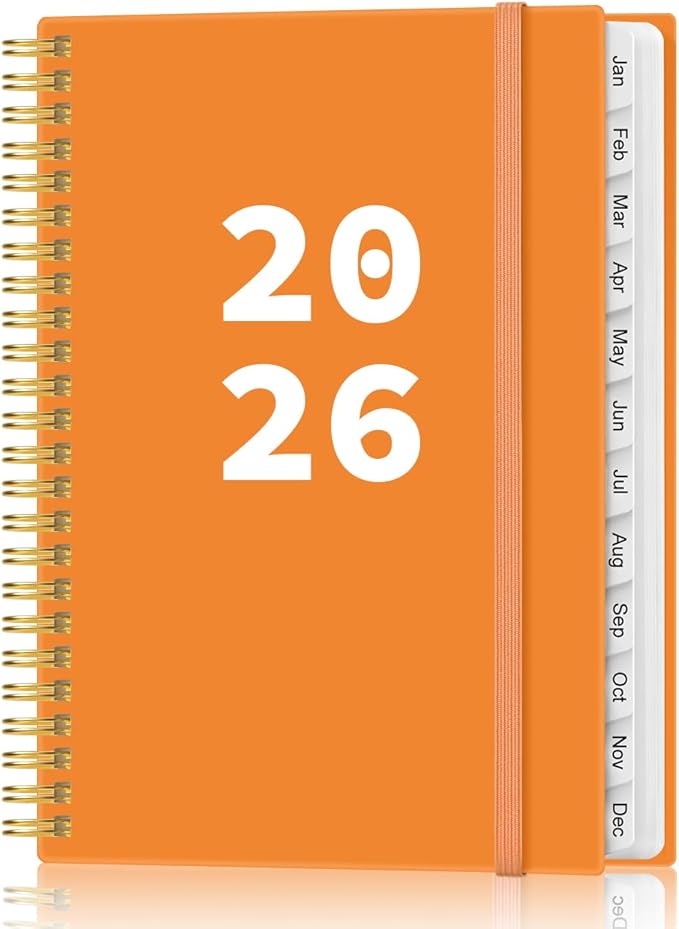 2026 Planner - Planner 2026 from January 2026 - December 2026, Weekly & Monthly by Heveboik