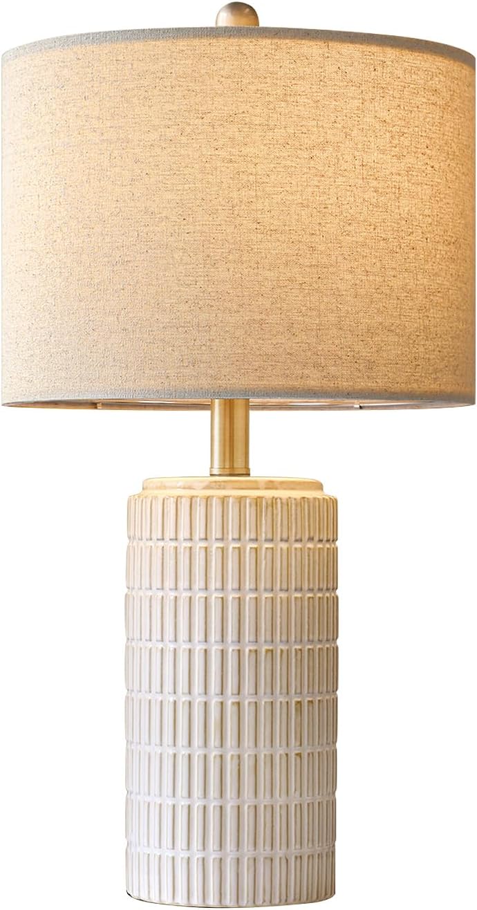 pokat 23'' bedside table lamp for bedroom nightstands, view 9