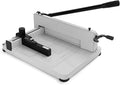 Guillotine Paper Cutter Heavy Duty 400 Sheet Capacity，Paper Cutter 12 Inch by Flisin