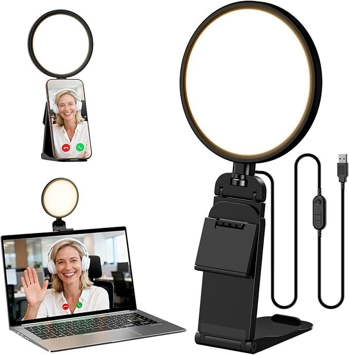 Computer Zoom Lighting for Video Conference, 3000K-6500K for Video by LitONES