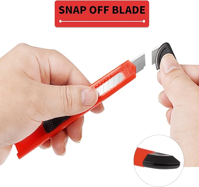 DIYSLEF Knife 16-Pack Box Cutter Retractable, Box Knife Perfect - Image 2